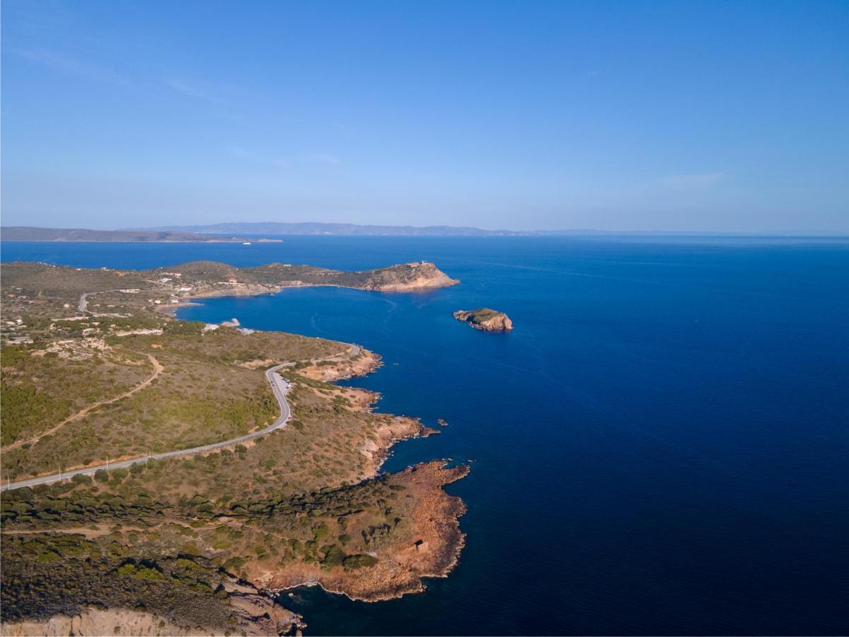 Sounio Black Villa Sunion Exteriör bild